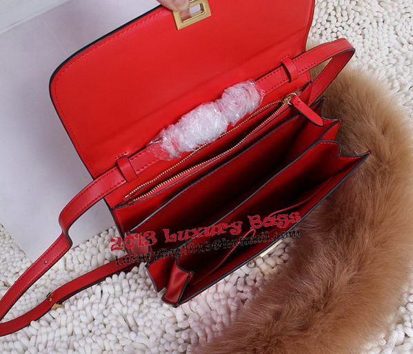 Celine Classic Box Small Flap Bag Calfskin C88007T Red Celine Classic Box Small Flap Bag Calfskin C88007T Red