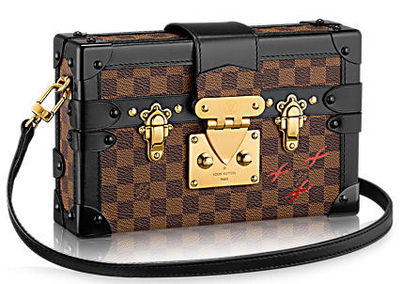 Louis Vuitton Petite Malle Damier Ebene Canvas Bag N41003 Louis Vuitton Petite Malle Damier Ebene Canvas Bag N41003