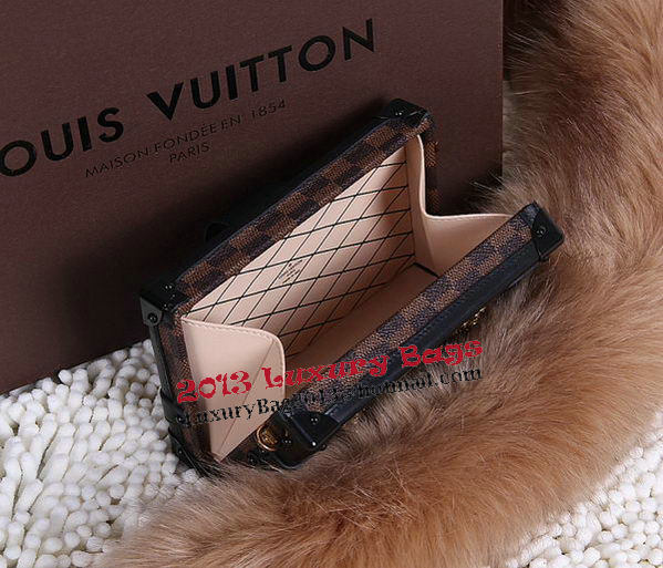 Louis Vuitton Petite Malle Damier Ebene Canvas Bag N41003 Louis Vuitton Petite Malle Damier Ebene Canvas Bag N41003