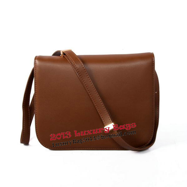 Celine Classic Box Small Flap Bag Smooth Leather C88007C Brown Celine Classic Box Small Flap Bag Smooth Leather C88007C Brown