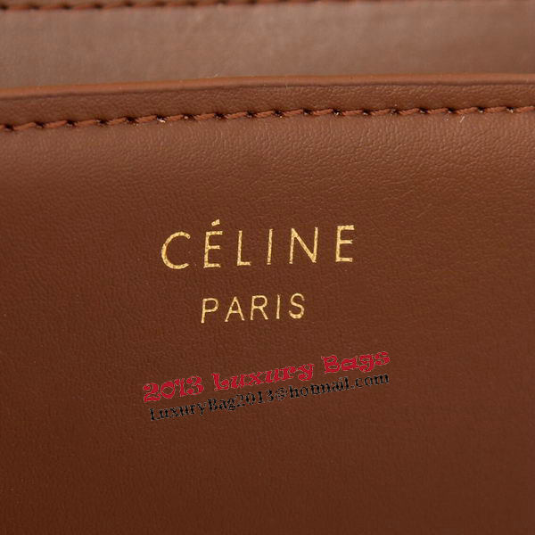 Celine Classic Box Small Flap Bag Smooth Leather C88007C Brown Celine Classic Box Small Flap Bag Smooth Leather C88007C Brown