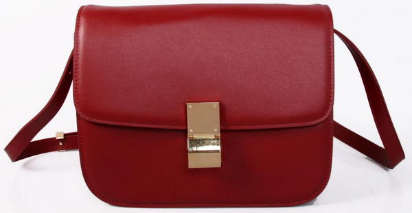 Celine Classic Box Small Flap Bag Smooth Leather C88007C Burgundy Celine Classic Box Small Flap Bag Smooth Leather C88007C Burgundy