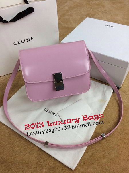 Celine Classic Box Small Flap Bag Smooth Leather C11042 Light Pink Celine Classic Box Small Flap Bag Smooth Leather C11042 Light Pink