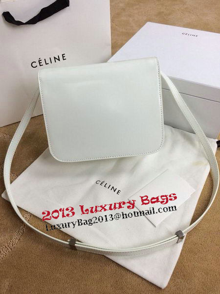 Celine Classic Box Small Flap Bag Smooth Leather C11042 OffWhite Celine Classic Box Small Flap Bag Smooth Leather C11042 OffWhite