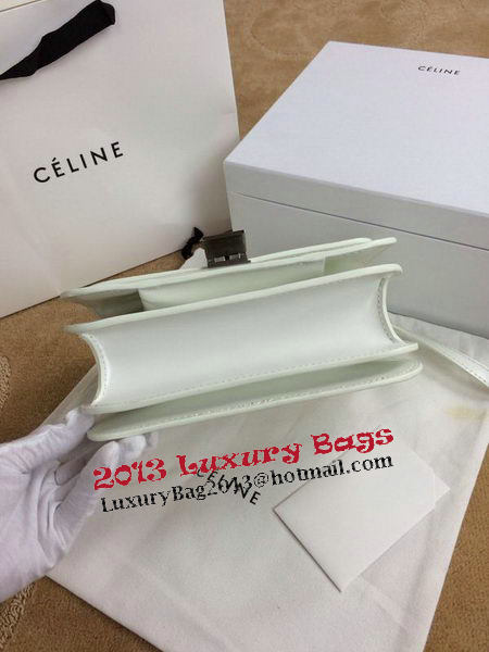 Celine Classic Box Small Flap Bag Smooth Leather C11042 OffWhite Celine Classic Box Small Flap Bag Smooth Leather C11042 OffWhite