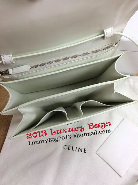Celine Classic Box Small Flap Bag Smooth Leather C11042 OffWhite Celine Classic Box Small Flap Bag Smooth Leather C11042 OffWhite