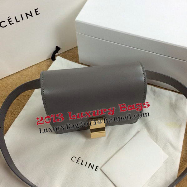Celine Classic Box mini Flap Bag Smooth Leather C11041T Grey Celine Classic Box mini Flap Bag Smooth Leather C11041T Grey