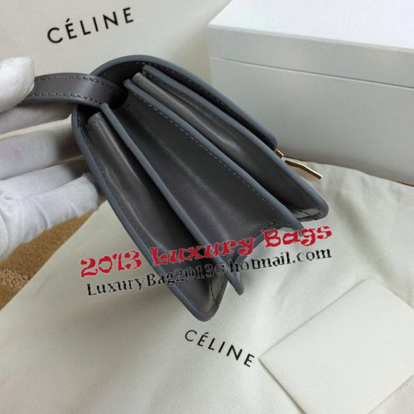 Celine Classic Box mini Flap Bag Smooth Leather C11041T Grey Celine Classic Box mini Flap Bag Smooth Leather C11041T Grey