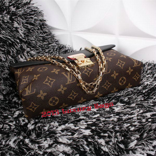 Louis Vuitton Monogram Canvas Pallas Chain Aurore Bag M41200 Black Louis Vuitton Monogram Canvas Pallas Chain Aurore Bag M41200 Black