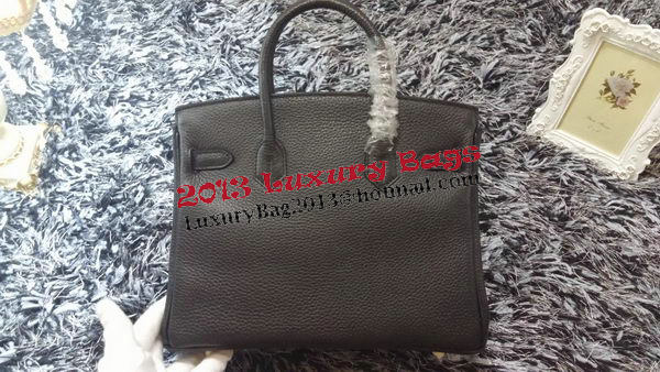 Hermes Birkin 30CM Tote Bags Litchi Leather H30LI Black Hermes Birkin 30CM Tote Bags Litchi Leather H30LI Black