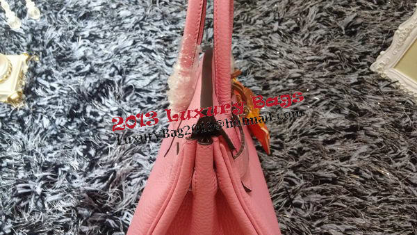 Hermes Birkin 30CM Tote Bags Litchi Leather H30LI Cherry Hermes Birkin 30CM Tote Bags Litchi Leather H30LI Cherry