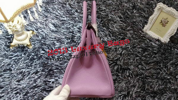Hermes Birkin 30CM Tote Bags Litchi Leather H30LI Lavender Hermes Birkin 30CM Tote Bags Litchi Leather H30LI Lavender