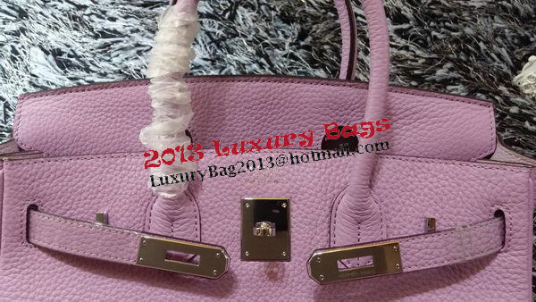 Hermes Birkin 30CM Tote Bags Litchi Leather H30LI Lavender Hermes Birkin 30CM Tote Bags Litchi Leather H30LI Lavender