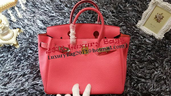 Hermes Birkin 30CM Tote Bags Litchi Leather H30LI Pink Hermes Birkin 30CM Tote Bags Litchi Leather H30LI Pink