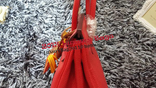 Hermes Birkin 30CM Tote Bags Litchi Leather H30LI Red Hermes Birkin 30CM Tote Bags Litchi Leather H30LI Red