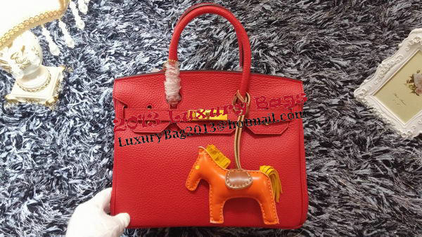 Hermes Birkin 30CM Tote Bags Litchi Leather H30LI Red Hermes Birkin 30CM Tote Bags Litchi Leather H30LI Red