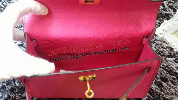 Hermes MINI Kelly 22cm Tote Bag Calf Leather K011 Rose Hermes MINI Kelly 22cm Tote Bag Calf Leather K011 Rose