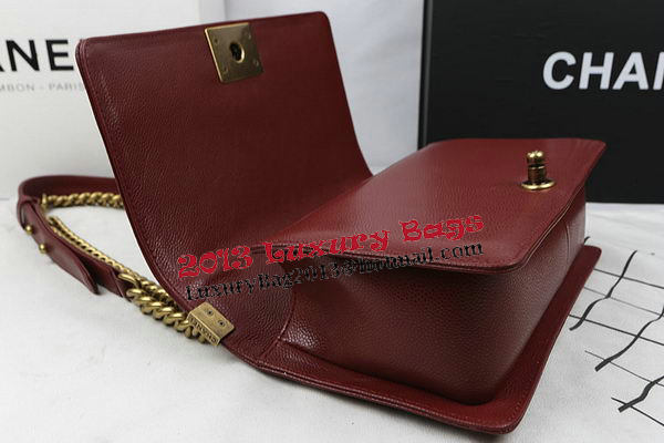 Boy Chanel Flap Bag Original Burgundy Cannage Pattern A67025 Gold Boy Chanel Flap Bag Original Burgundy Cannage Pattern A67025 Gold