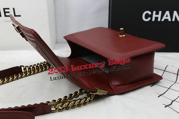 Boy Chanel Flap Bag Original Burgundy Cannage Pattern A67025 Gold Boy Chanel Flap Bag Original Burgundy Cannage Pattern A67025 Gold