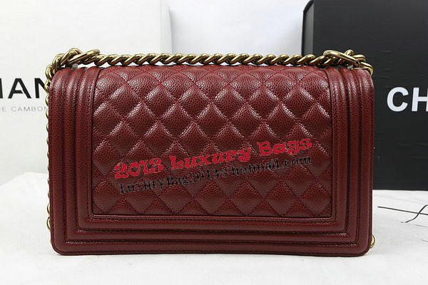 Boy Chanel Flap Bag Original Burgundy Cannage Pattern A67025 Gold Boy Chanel Flap Bag Original Burgundy Cannage Pattern A67025 Gold