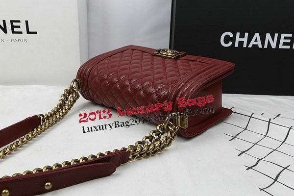 Boy Chanel Flap Bag Original Burgundy Cannage Pattern A67025 Gold Boy Chanel Flap Bag Original Burgundy Cannage Pattern A67025 Gold