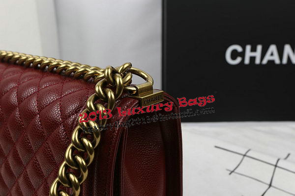 Boy Chanel Flap Bag Original Burgundy Cannage Pattern A67025 Gold Boy Chanel Flap Bag Original Burgundy Cannage Pattern A67025 Gold