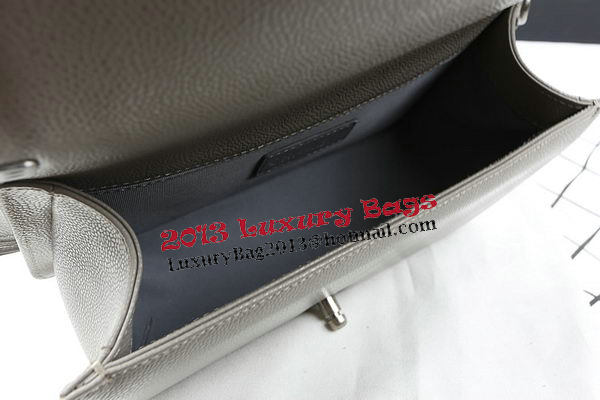 Boy Chanel Flap Bag Original Grey Cannage Pattern A67025 Silver Boy Chanel Flap Bag Original Grey Cannage Pattern A67025 Silver