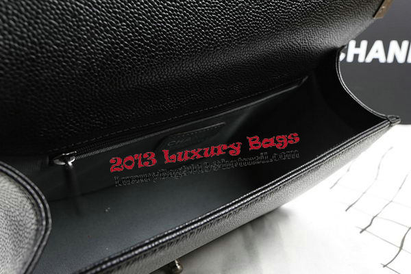 Boy Chanel Flap Bags Original Black Cannage Pattern A67088 Silver Boy Chanel Flap Bags Original Black Cannage Pattern A67088 Silver