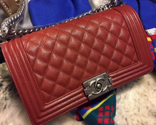 Boy Chanel Flap Shoulder Bag Cannage Pattern A67086 Burgundy Boy Chanel Flap Shoulder Bag Cannage Pattern A67086 Burgundy