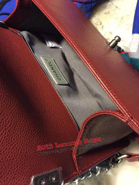 Boy Chanel Flap Shoulder Bag Cannage Pattern A67086 Burgundy Boy Chanel Flap Shoulder Bag Cannage Pattern A67086 Burgundy