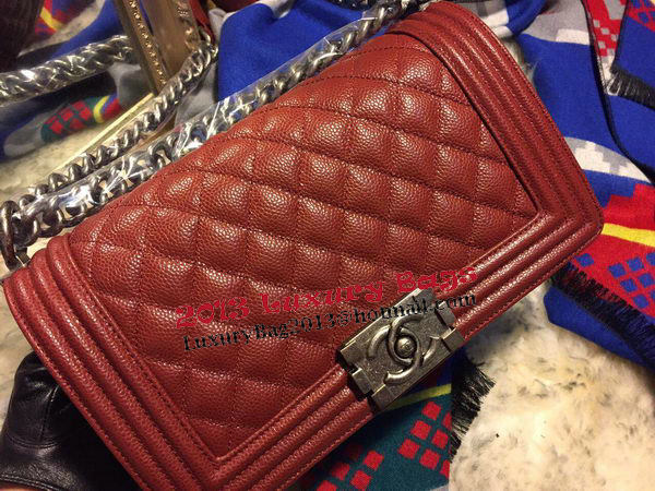 Boy Chanel Flap Shoulder Bag Cannage Pattern A67086 Burgundy Boy Chanel Flap Shoulder Bag Cannage Pattern A67086 Burgundy