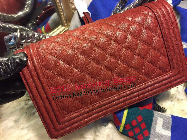 Boy Chanel Flap Shoulder Bag Cannage Pattern A67086 Burgundy Boy Chanel Flap Shoulder Bag Cannage Pattern A67086 Burgundy