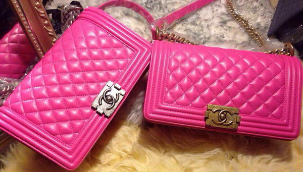 Boy Chanel Flap Shoulder Bag Sheepskin Leather A67086 Rose Boy Chanel Flap Shoulder Bag Sheepskin Leather A67086 Rose