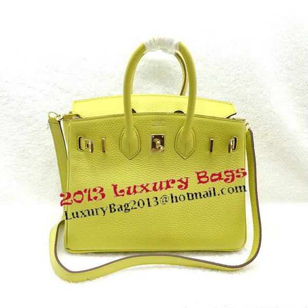 Hermes Birkin 25CM Tote Bag Original Leather H25T Lemon Hermes Birkin 25CM Tote Bag Original Leather H25T Lemon