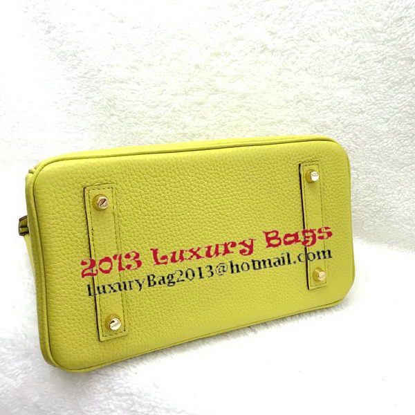 Hermes Birkin 25CM Tote Bag Original Leather H25T Lemon Hermes Birkin 25CM Tote Bag Original Leather H25T Lemon
