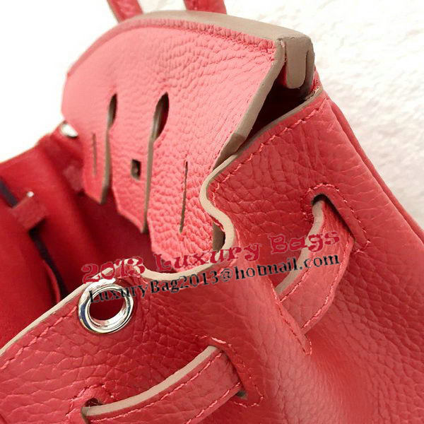 Hermes Birkin 25CM Tote Bag Original Leather H25T Red Hermes Birkin 25CM Tote Bag Original Leather H25T Red