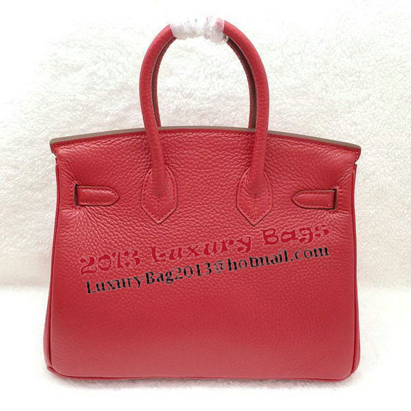 Hermes Birkin 25CM Tote Bag Original Leather H25T Red Hermes Birkin 25CM Tote Bag Original Leather H25T Red