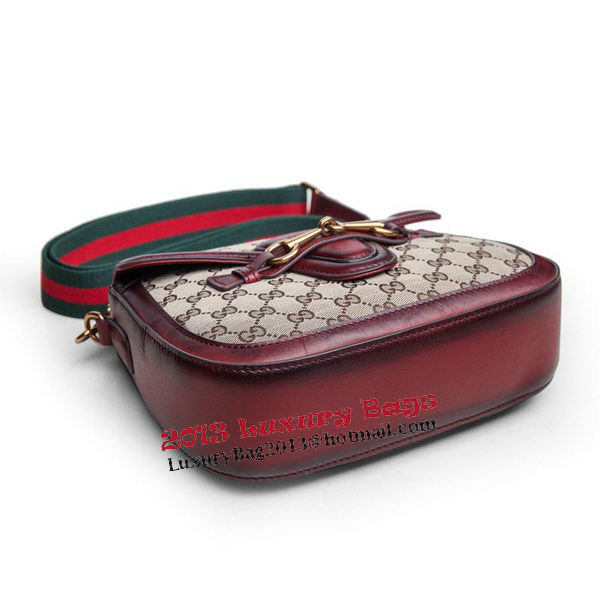 Gucci Lady Web Original GG Canvas Shoulder Bags 383848 Burgundy Gucci Lady Web Original GG Canvas Shoulder Bags 383848 Burgundy