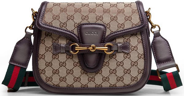 Gucci Lady Web Original GG Canvas Shoulder Bags 383848 Dark Brown Gucci Lady Web Original GG Canvas Shoulder Bags 383848 Dark Brown