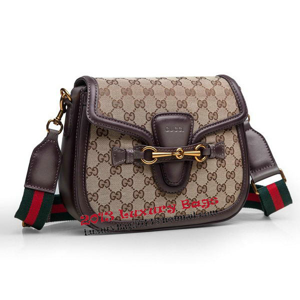 Gucci Lady Web Original GG Canvas Shoulder Bags 383848 Dark Brown Gucci Lady Web Original GG Canvas Shoulder Bags 383848 Dark Brown