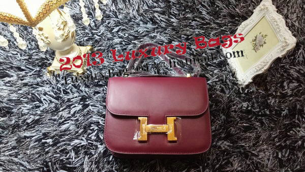 Hermes Constance Bag Smooth Leather H9998S Burgundy Hermes Constance Bag Smooth Leather H9998S Burgundy