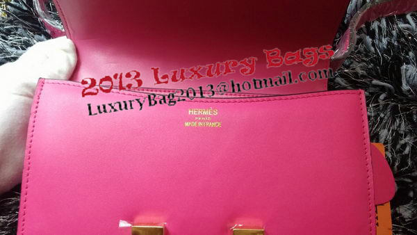 Hermes Constance Bag Smooth Leather H9998S Rose Hermes Constance Bag Smooth Leather H9998S Rose