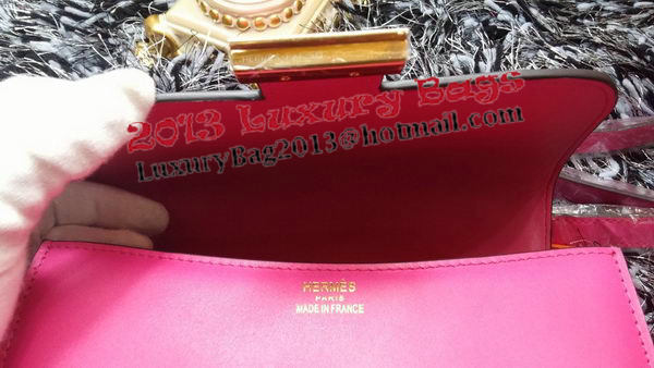 Hermes Constance Bag Smooth Leather H9998S Rose Hermes Constance Bag Smooth Leather H9998S Rose