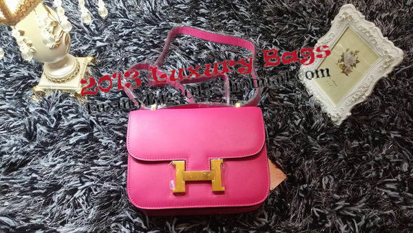 Hermes Constance Bag Smooth Leather H9998S Rose Hermes Constance Bag Smooth Leather H9998S Rose