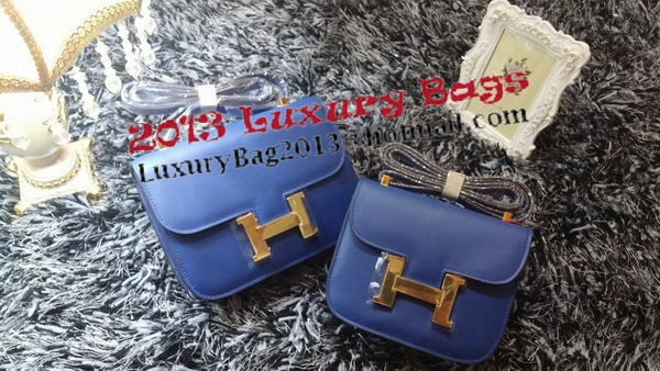Hermes Constance Bag Smooth Leather H9998S Royal Hermes Constance Bag Smooth Leather H9998S Royal