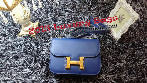 Hermes Constance Bag Smooth Leather H9998S Royal Hermes Constance Bag Smooth Leather H9998S Royal