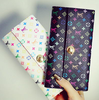 Louis Vuitton M60734 Monogram Multicolore Sarah Wallet Louis Vuitton M60734 Monogram Multicolore Sarah Wallet