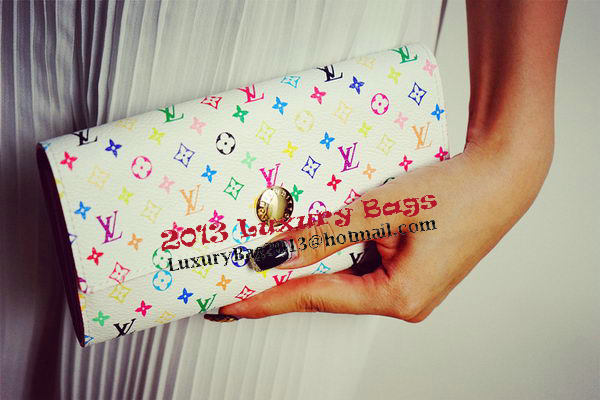 Louis Vuitton M60734 Monogram Multicolore Sarah Wallet Louis Vuitton M60734 Monogram Multicolore Sarah Wallet