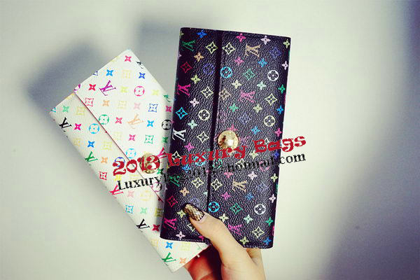Louis Vuitton M60734 Monogram Multicolore Sarah Wallet Louis Vuitton M60734 Monogram Multicolore Sarah Wallet