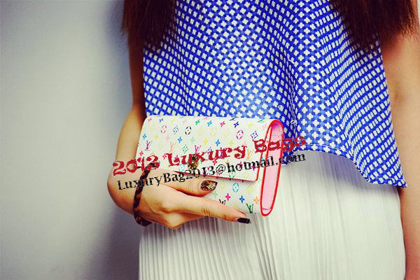 Louis Vuitton M60734 Monogram Multicolore Sarah Wallet Louis Vuitton M60734 Monogram Multicolore Sarah Wallet